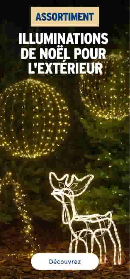 Illuminations de noël pour l'extérieur