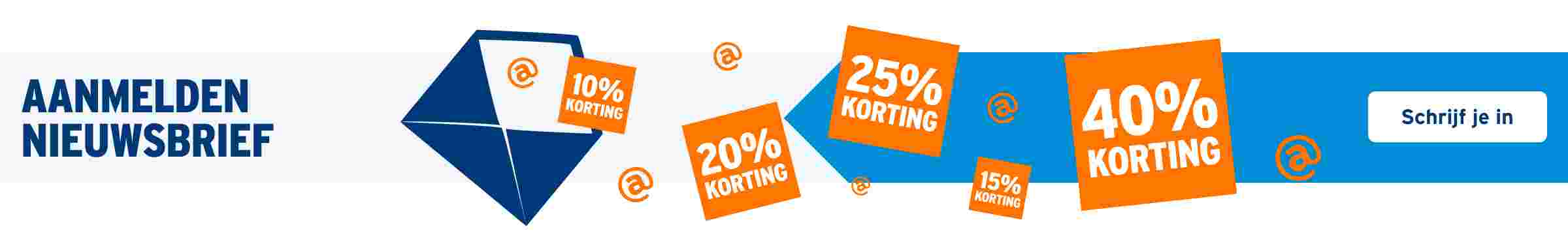 Aanmelden nieuwsbrief