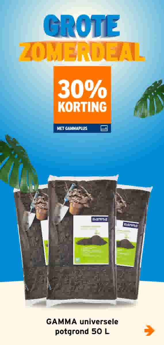 30% korting GAMMA universele potgrond 50 L