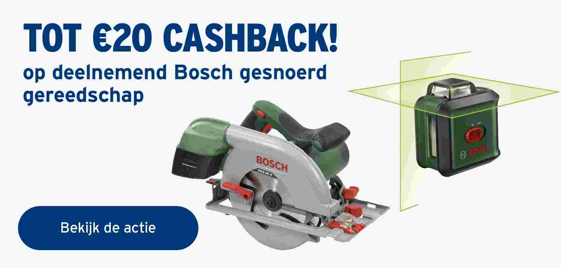 TOT € 20 CASHBACK!