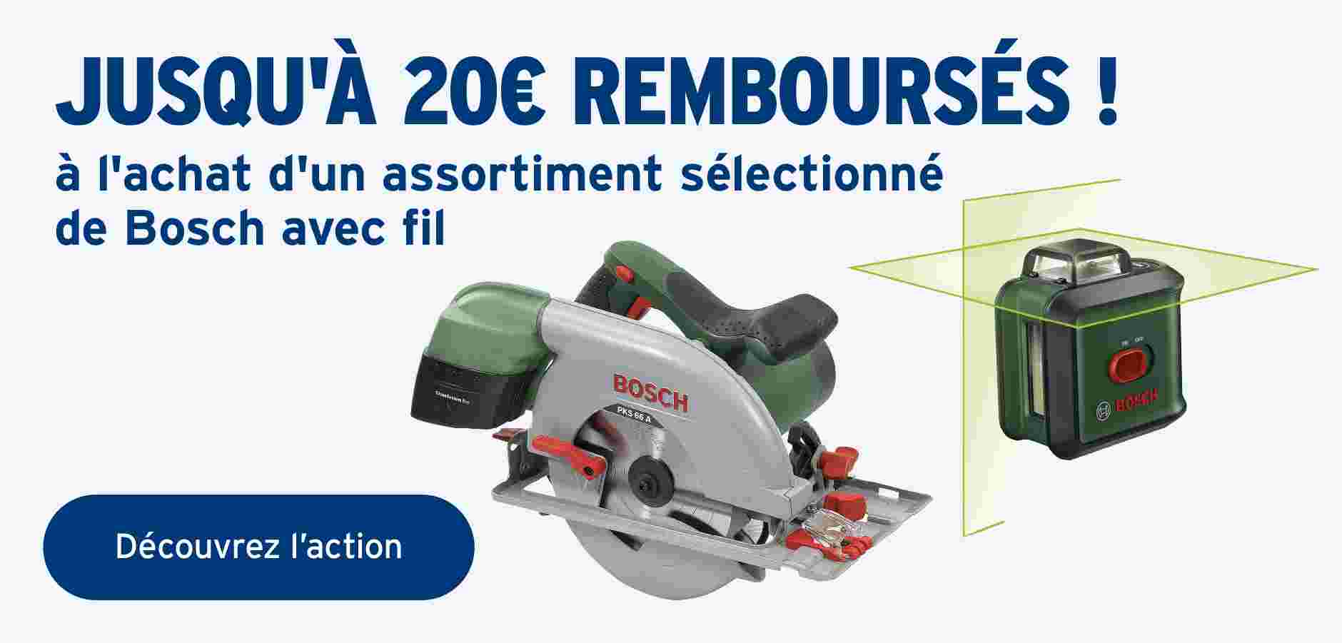 JUSQU'À 20 € REMBOURSÉS ! 