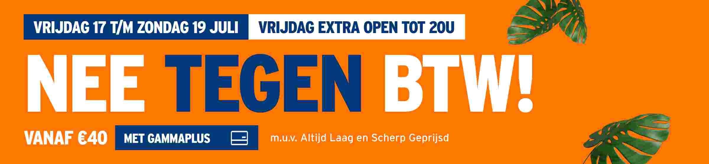 NEE tegen BTW!