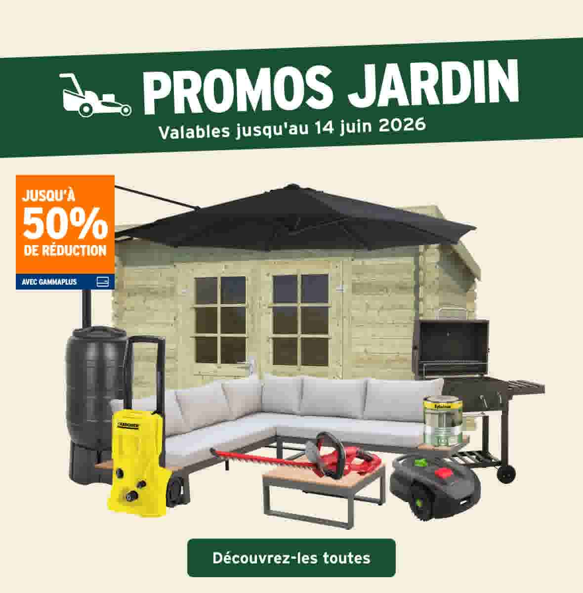 Promos jardin