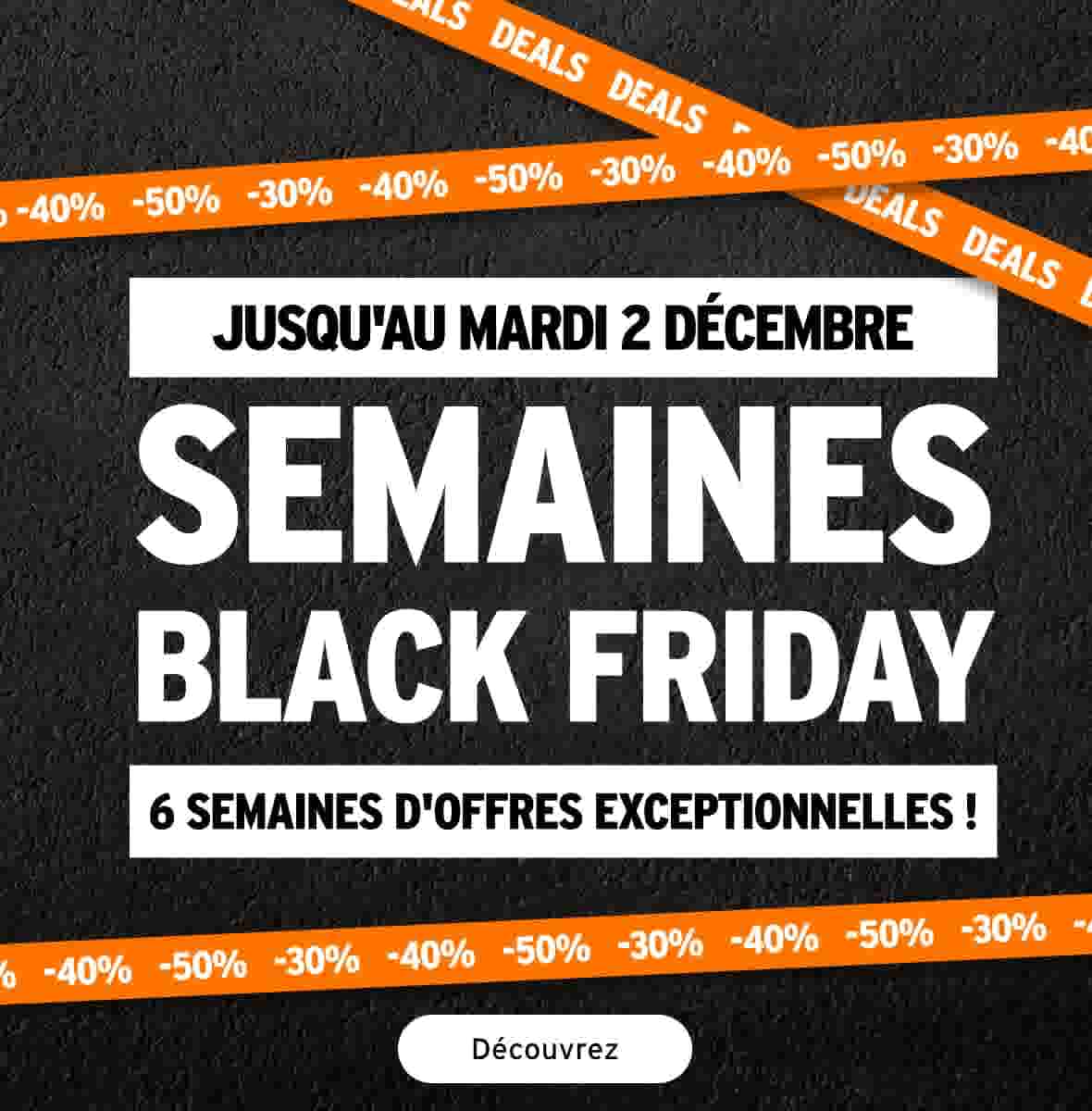 Semaines Black Friday
