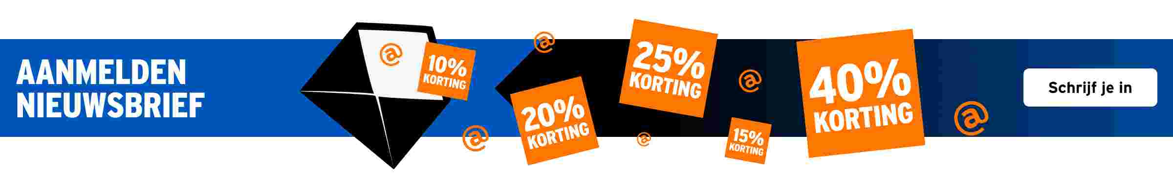 Aanmelden nieuwsbrief