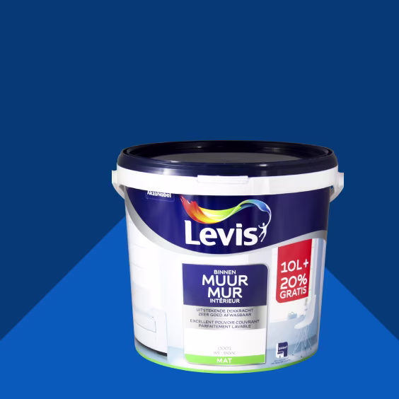 31% korting Levis muurverf wit