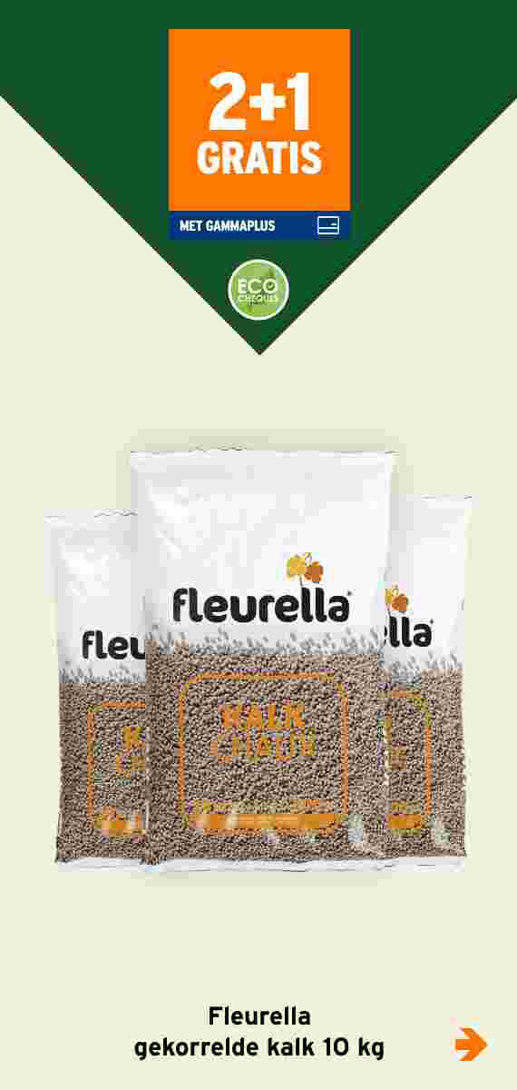 2+1 gratis Fleurella gekorrelde kalk 10 kg