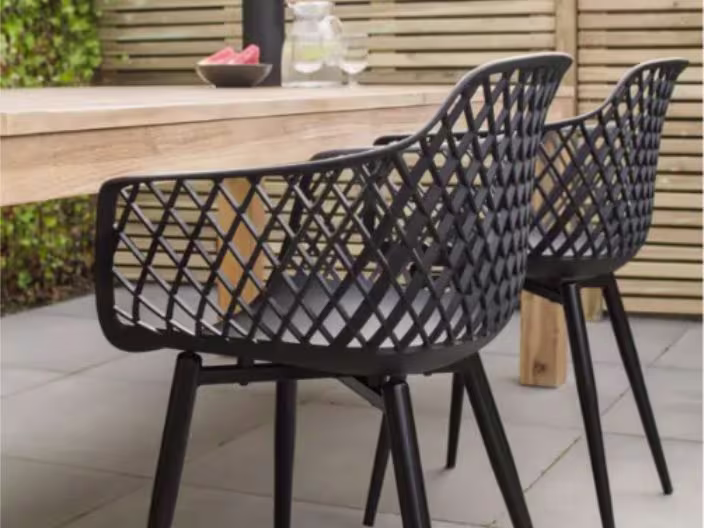 Mobilier de jardin en synthétique