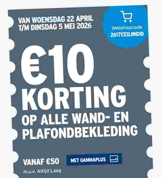 €20 korting op al het elektrisch (tuin)gereedschap