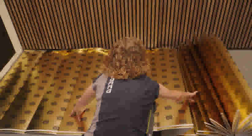 Plaats de ondervloer 