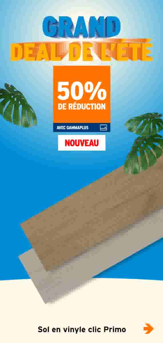 50% de réduction Sol en vinyle clic Primo