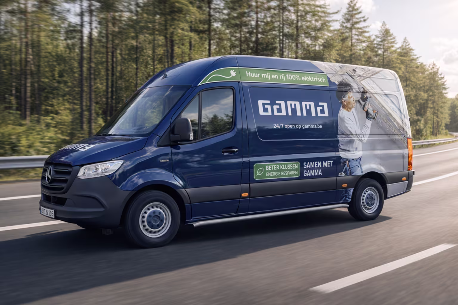 GAMMA-bestelwagen