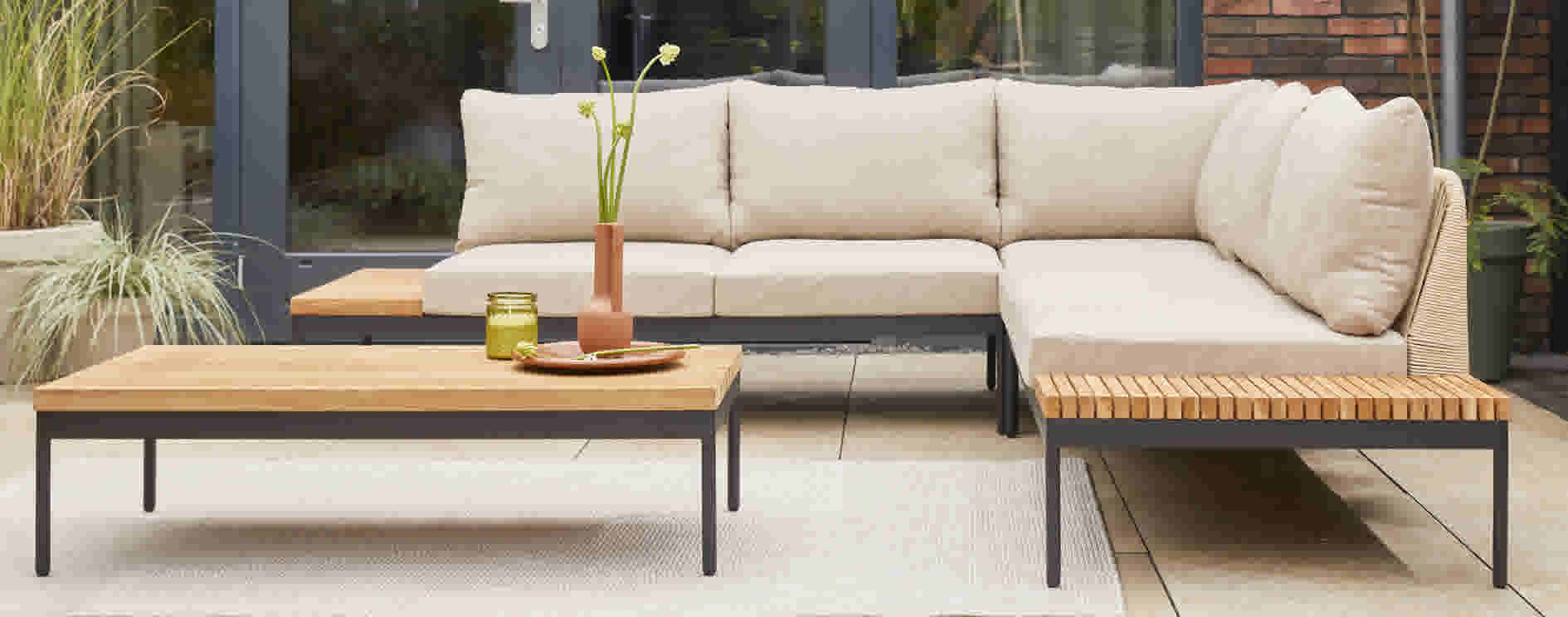 Wakefield loungeset Yuki teak hout