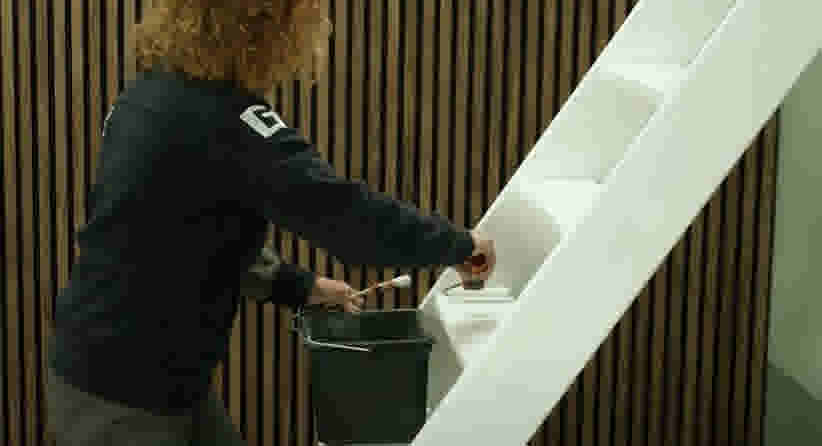 Stap 9 - De trap verven