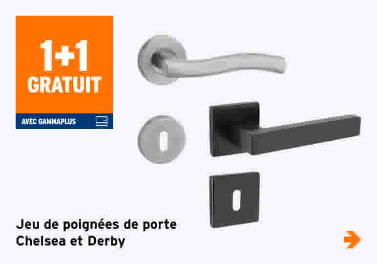 Jeu de poignées de porte Chelsea et Derby