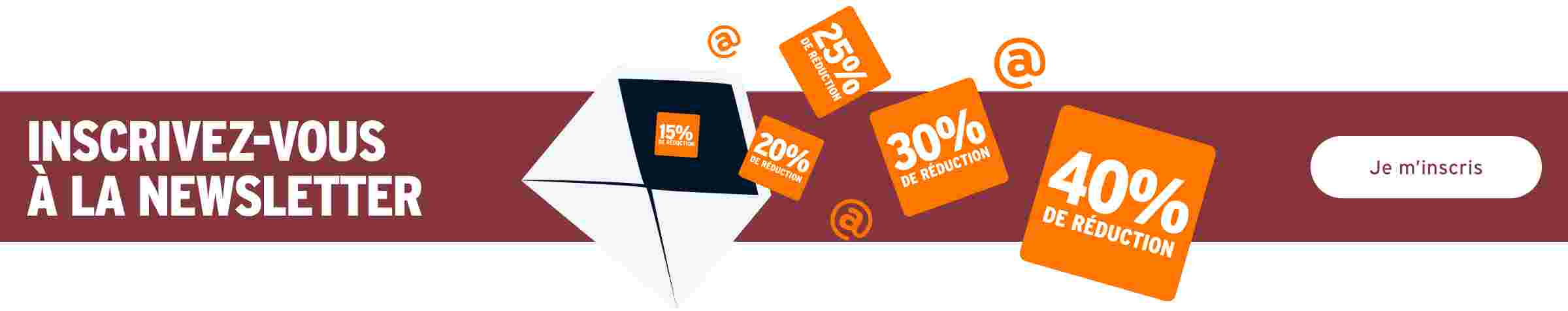 Inscrivez-vous  à la newsletter