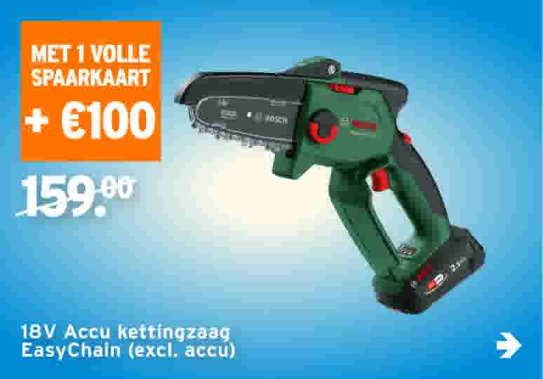 18V Accu kettingzaag EasyChain (excl. accu)