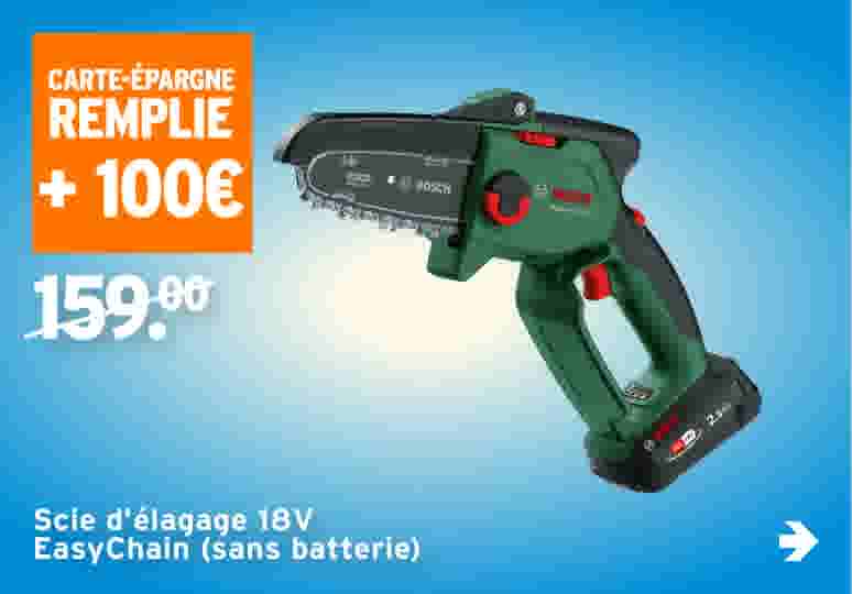 Scie d’élagage 18V EasyChain (sans batterie)