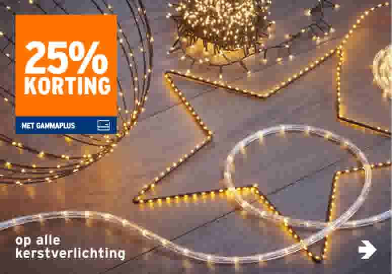 25% korting op alle kerstverlichting