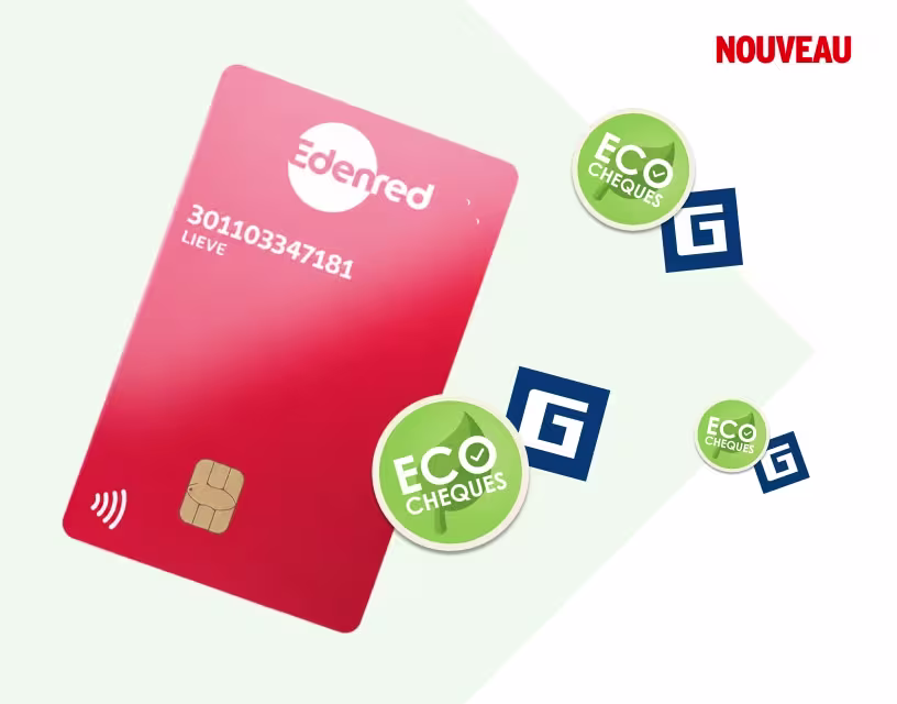 NOUVEAU : payez en ligne avec vos éco-chèques Edenred