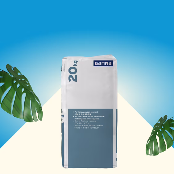 20% korting GAMMA cement 20 kg
