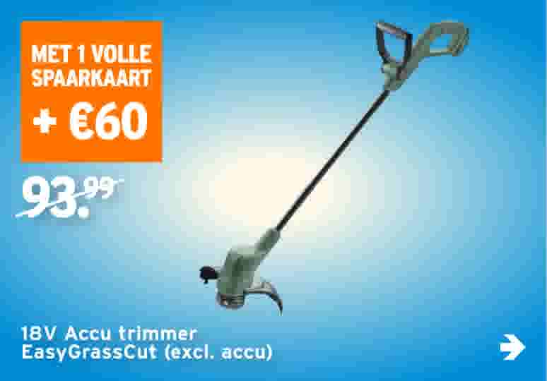 18V Accu trimmer EasyGrassCut (excl. accu)