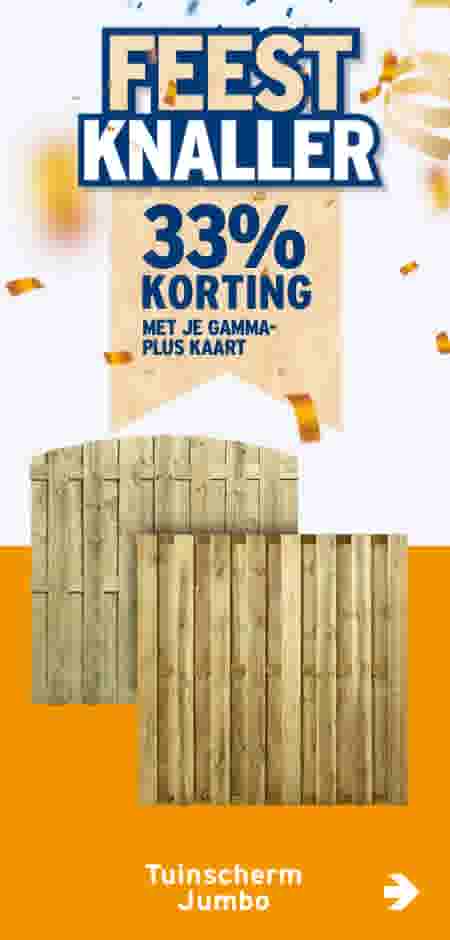 33% korting Tuinscherm Jumbo