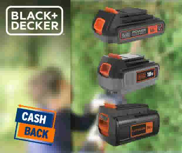 1 GRATIS extra BLACK+DECKER accu