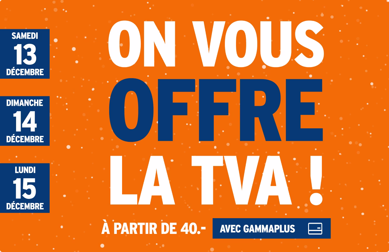 On vous offre la TVA !
