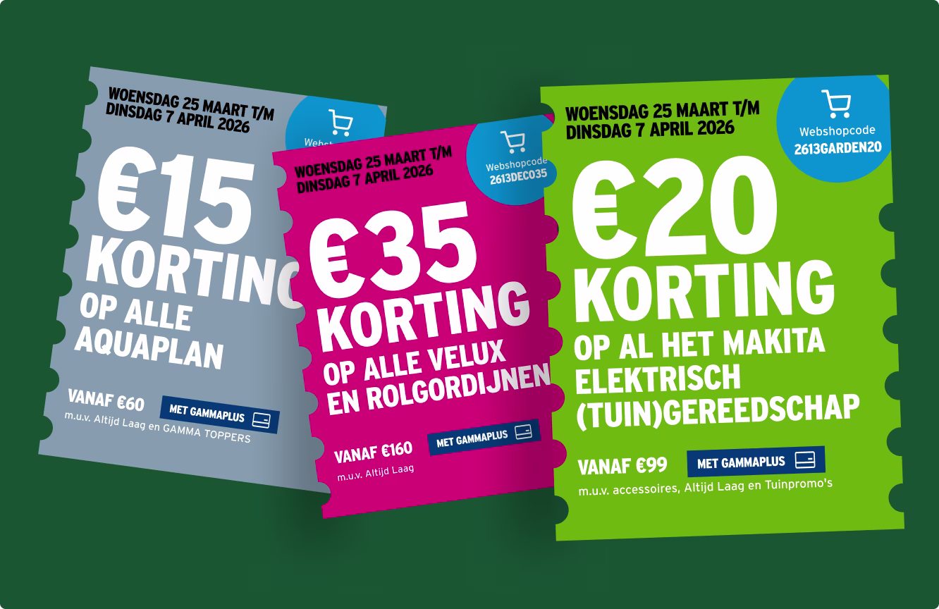 Profiteer van je kortingsbonnen!