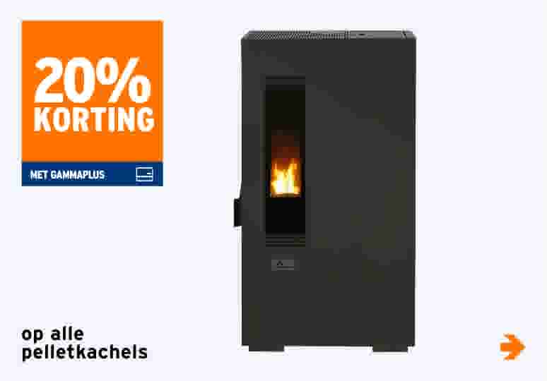 20% korting op alle  pelletkachels