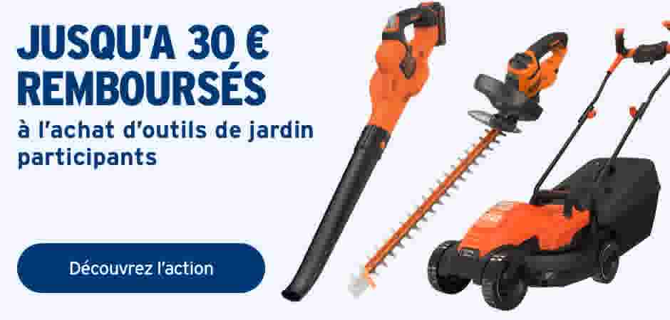 Jusqu'a 30 € remboursés à l’achat d’outils de jardin participants