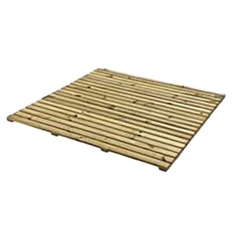 Dalles de jardin en bois