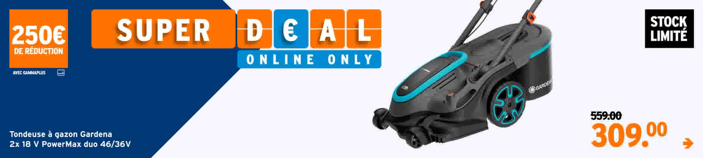 Superdeal - Tondeuse à gazon Gardena