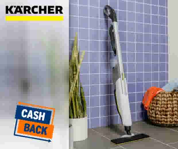 € 15 cashback bij aankoop van Kärcher SC 2 Upright stoomreiniger