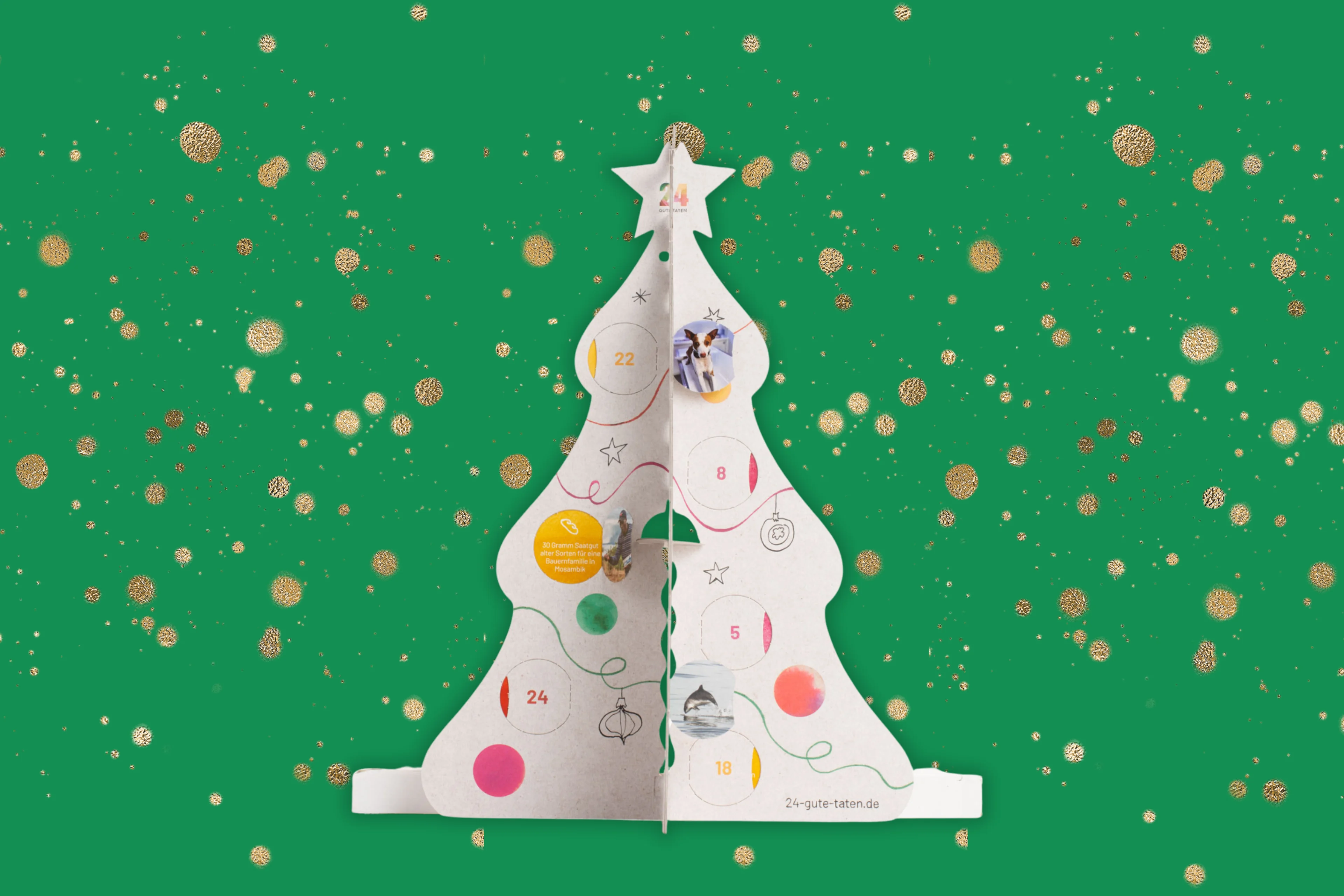 Der 24 gute Taten Adventskalender ist ein wertschätzendes und nachhaltiges Geschenk.