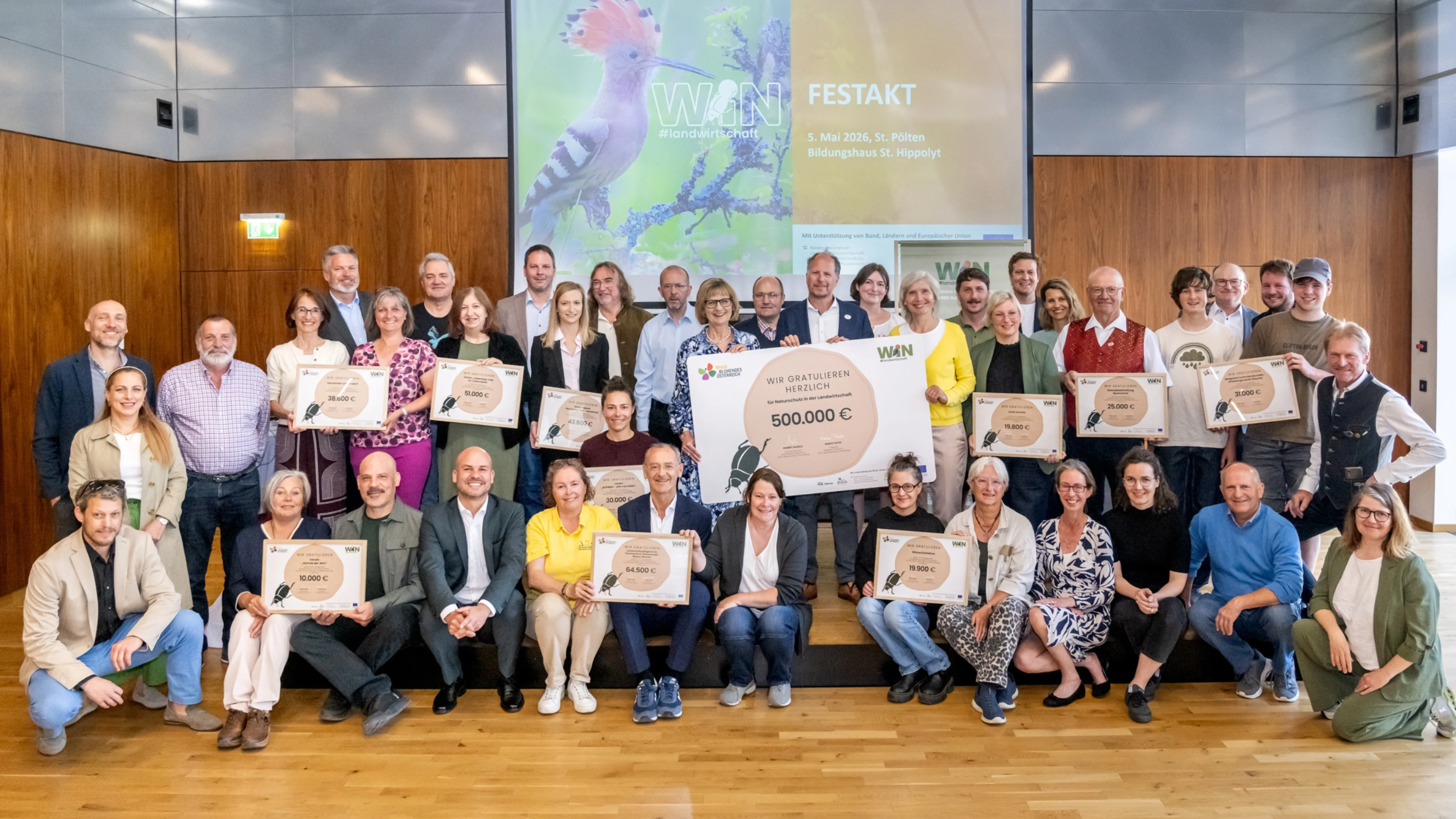 WIN #landwirtschaft zeichnet 15 Projekte aus Landwirtschaft und Naturschutz aus.