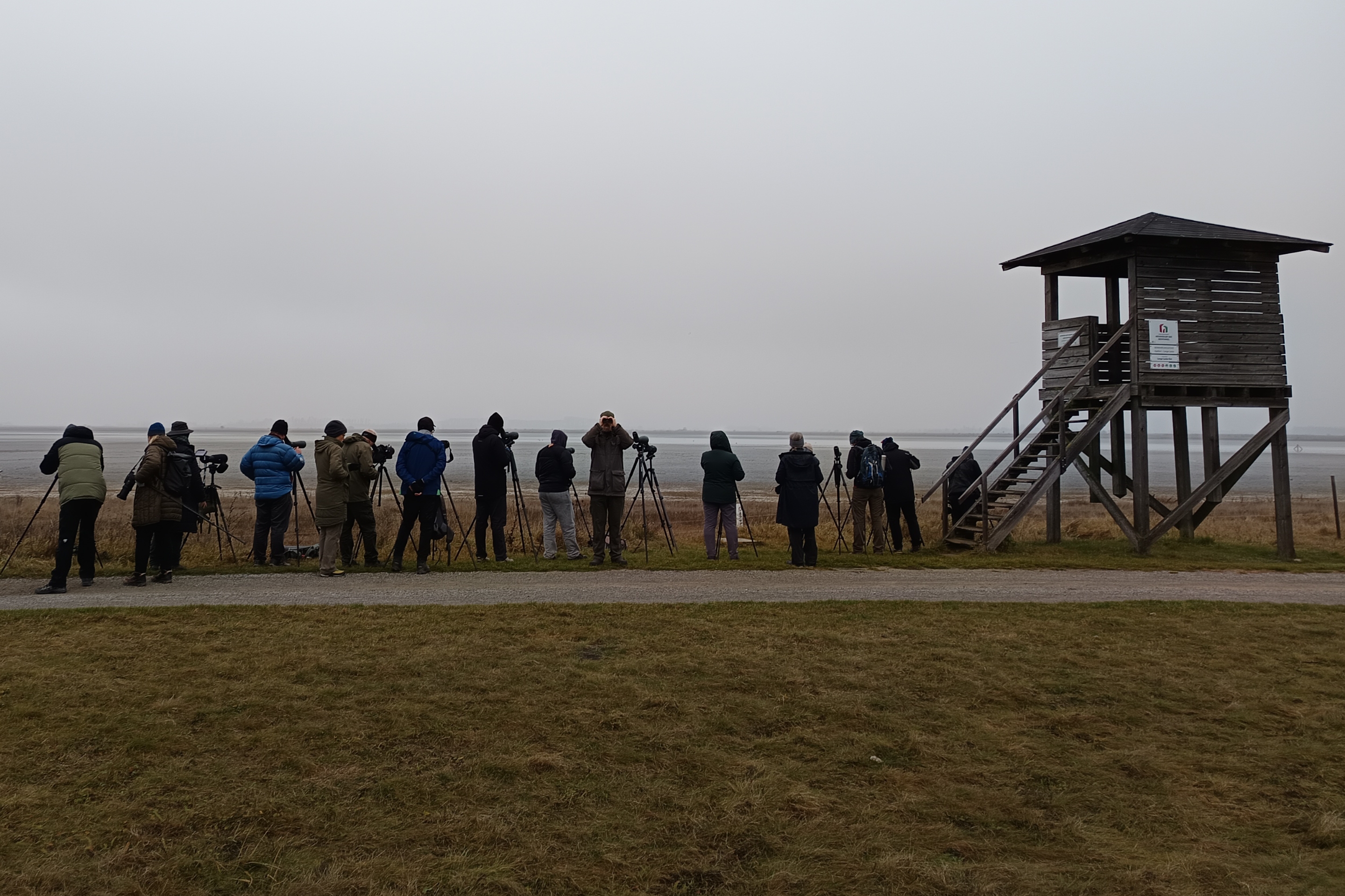 Die Teilnehmer:innen beim ersten Spezialkurs von BirdLife Österreich. 