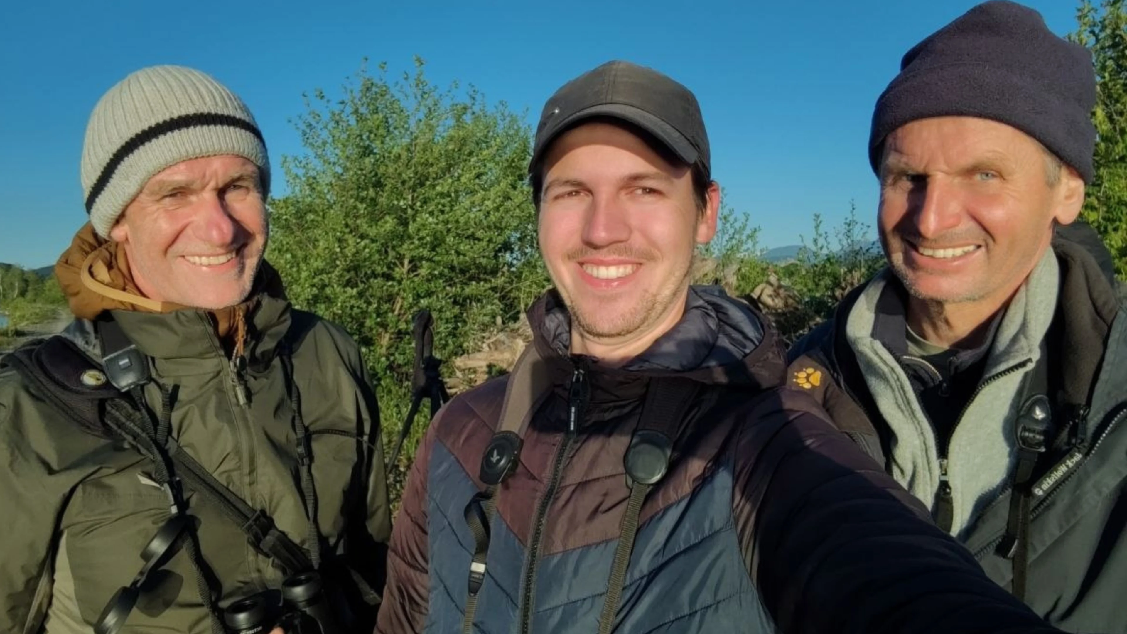 Das Gewinner-Trio des 23. Austrian BirdRace 2026.