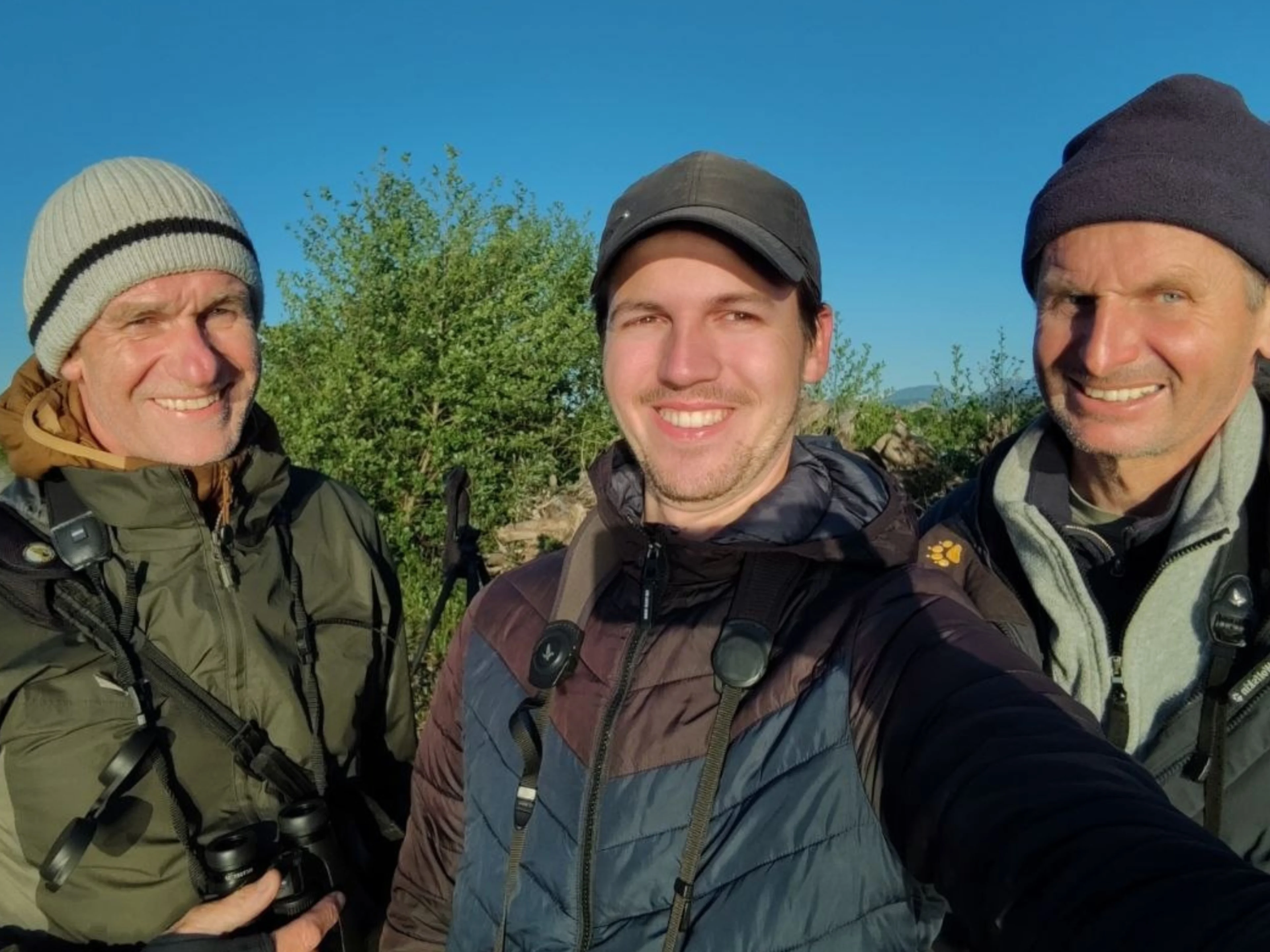 Das Gewinner-Trio des 23. Austrian BirdRace 2026.
