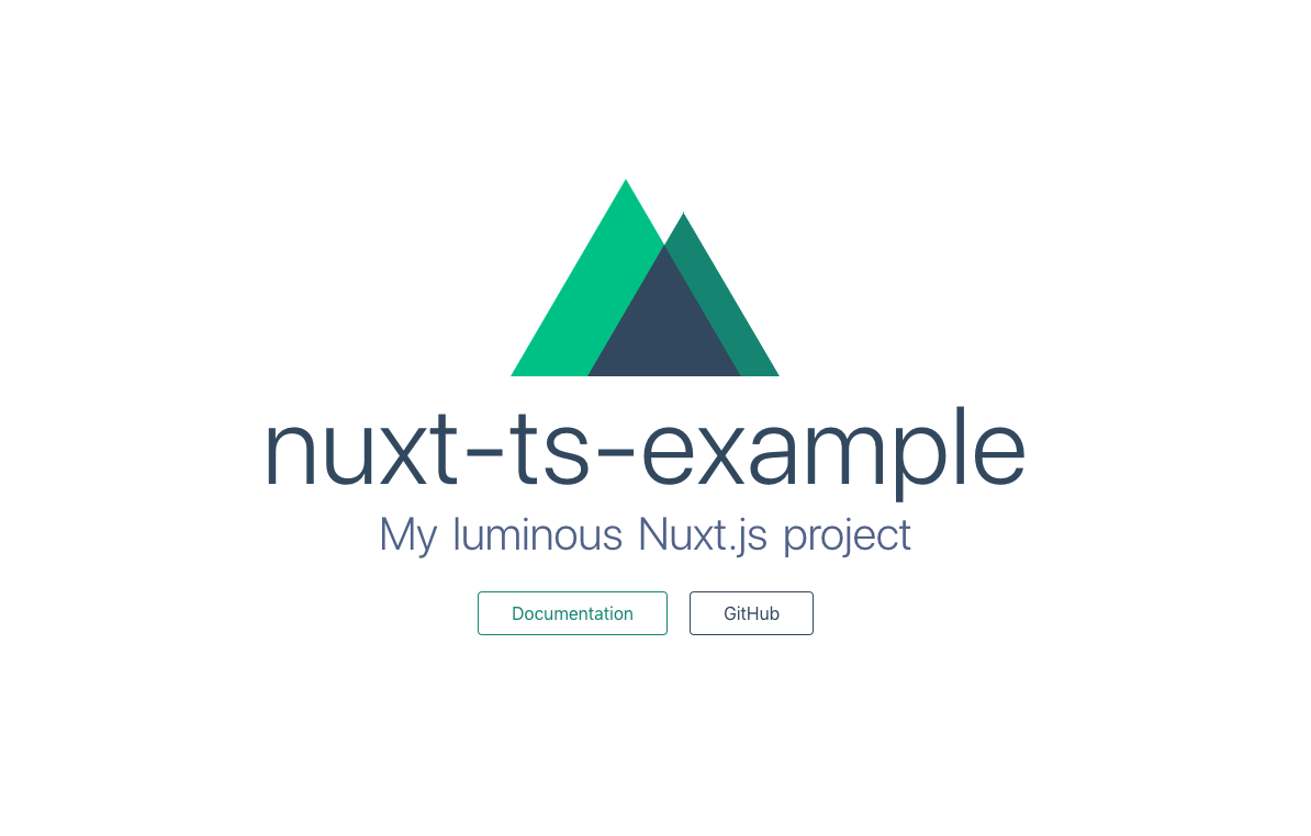 Start Nuxt App