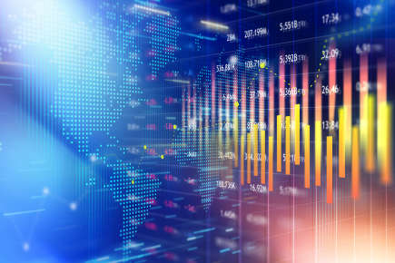 Abstract images showing graphs