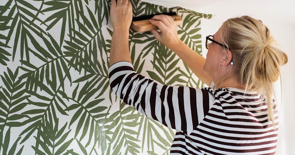 Tapetguide med Christine Delmar | Sådan sætter du tapet op - nemmere ...