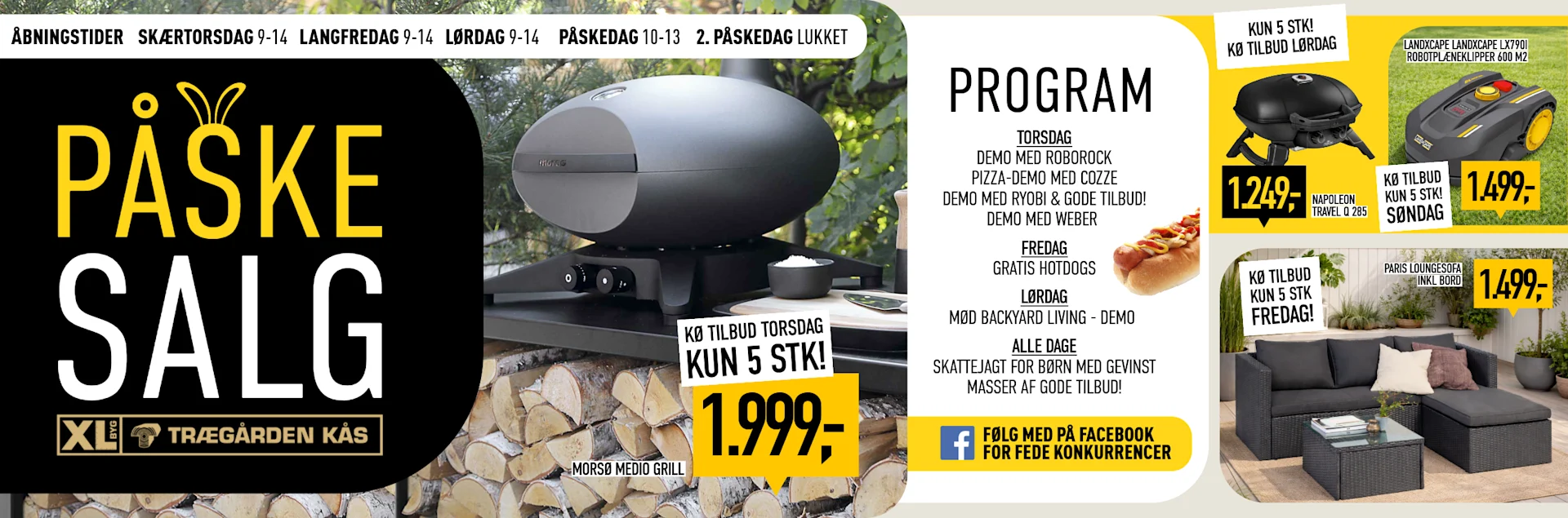 XL-BYG Trægården Kås A/S - Påske 2026