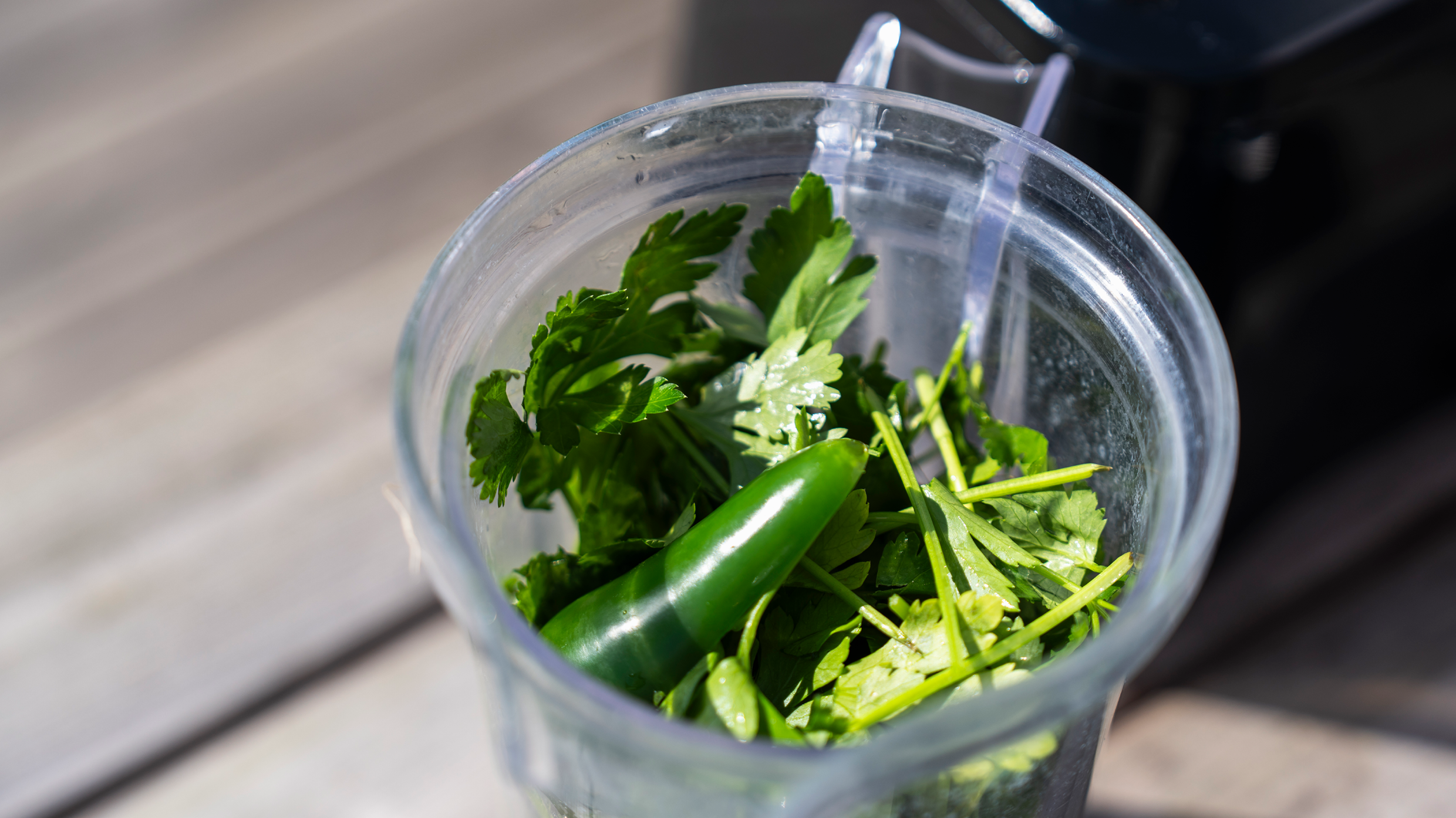 Ingredienser til  mojo verde