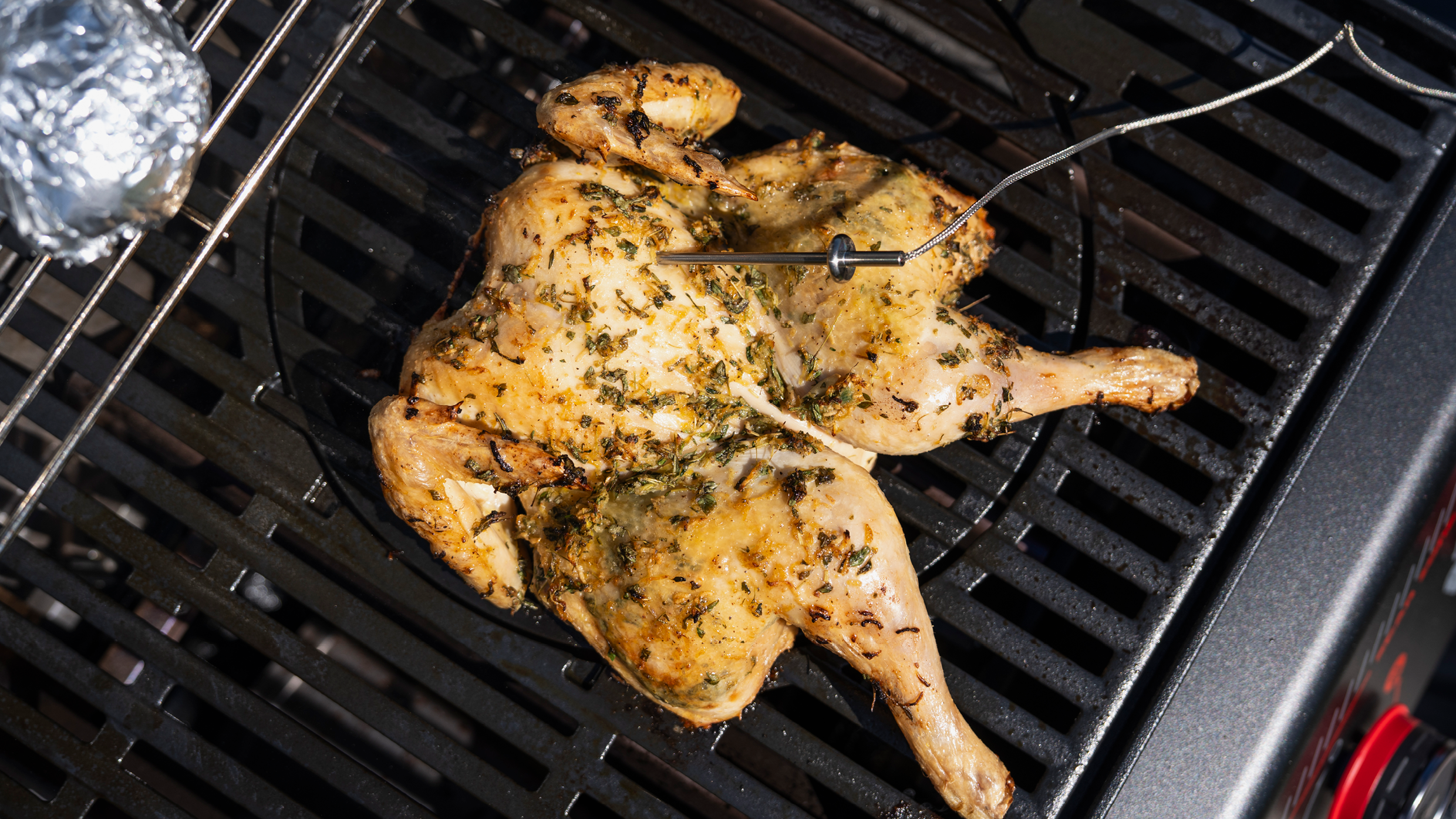 Butterfly chicken på grill