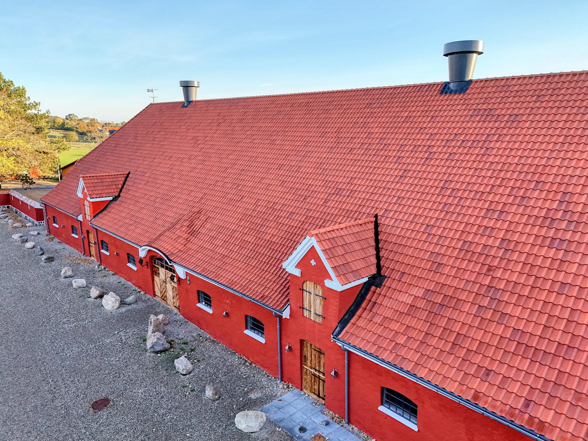 V. Meyer tagsten - rød