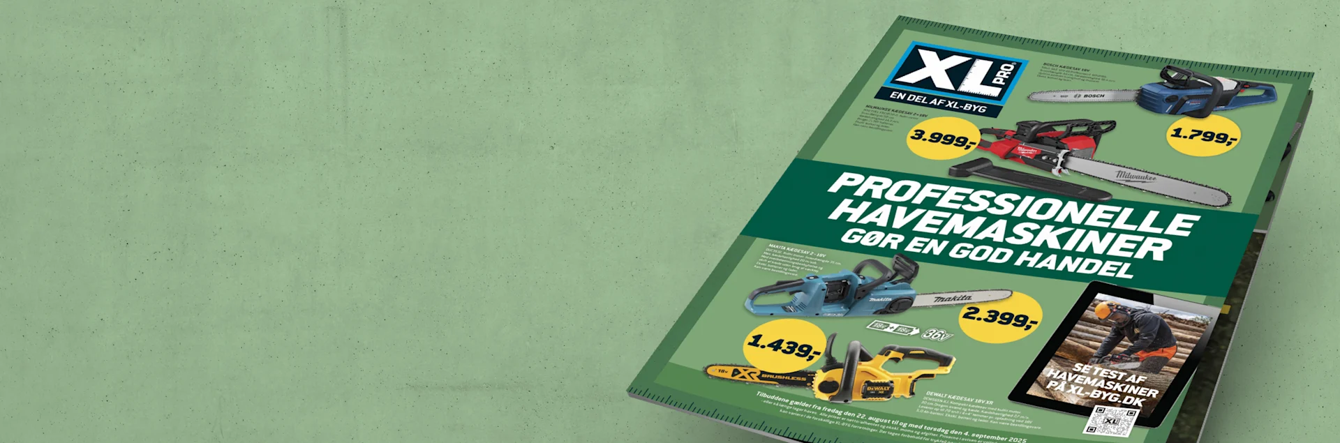 Professionelle havemaskiner på batteri