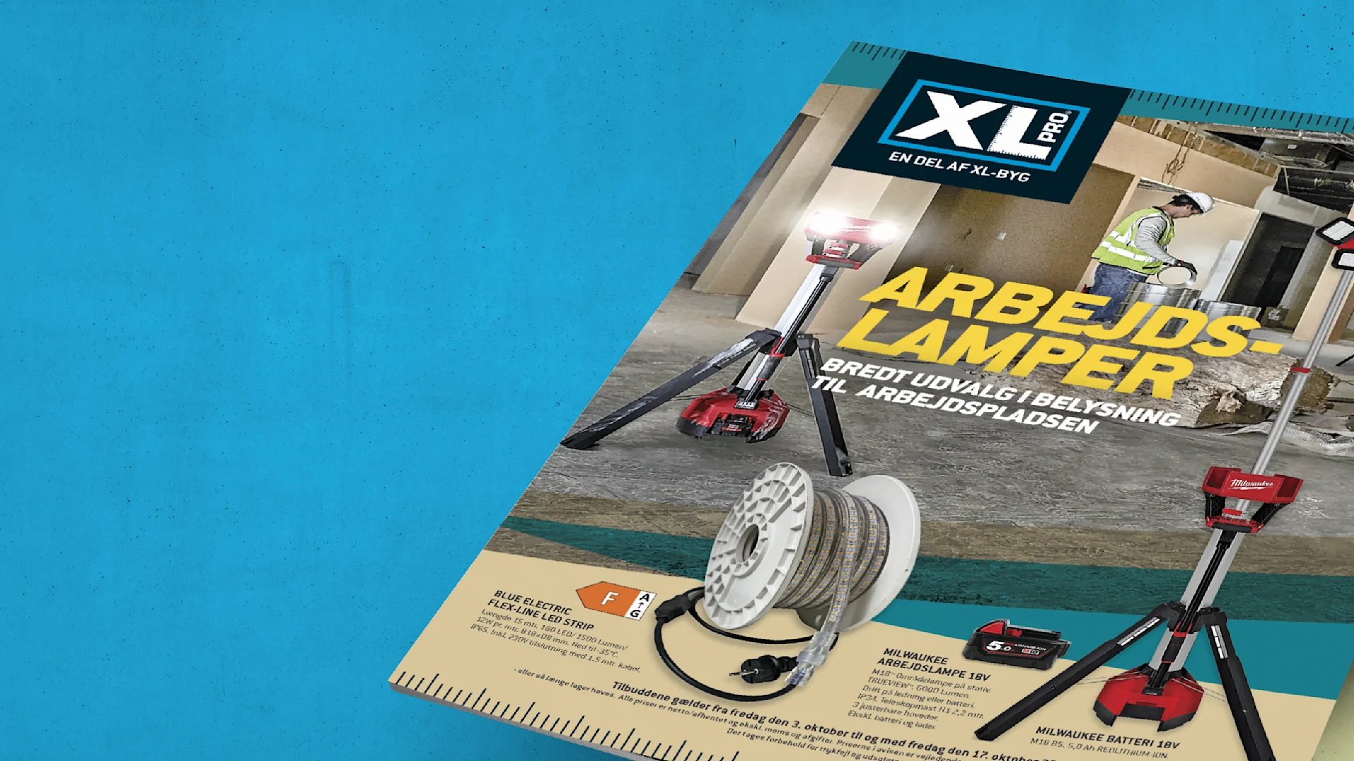 Læs det nye XL-PRO belysningskatalog for den professionelle håndværker