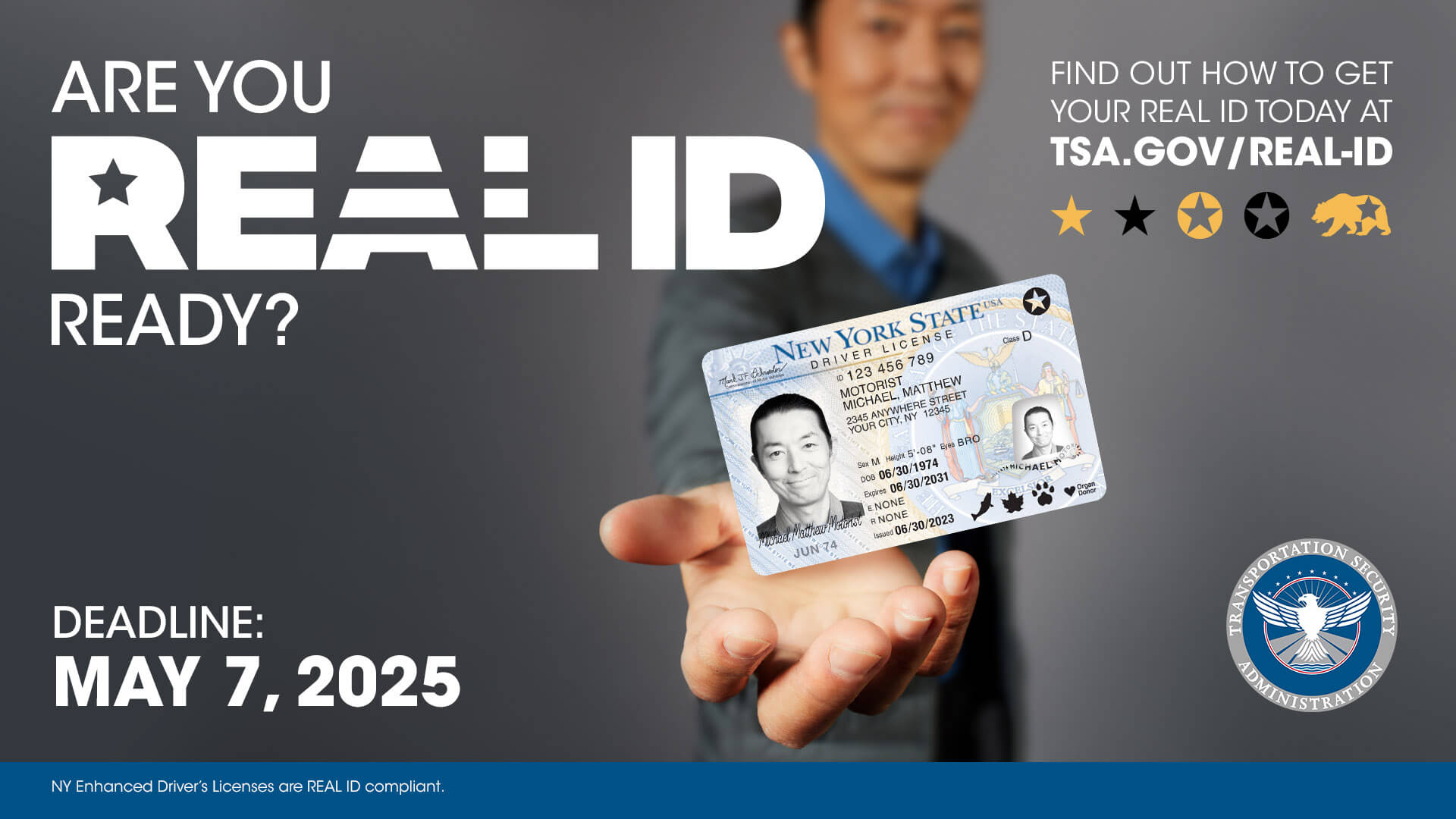 Are you REAL ID ready? Deadline is May 7